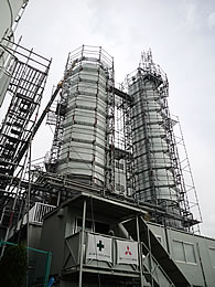 プラント 円形タンク